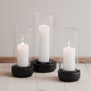 Large Hurricane lamp candle holder